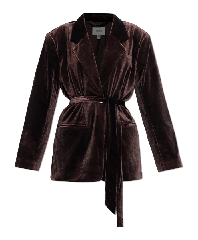 

Бархатный блейзер Gzvitta Gestuz, коричневый