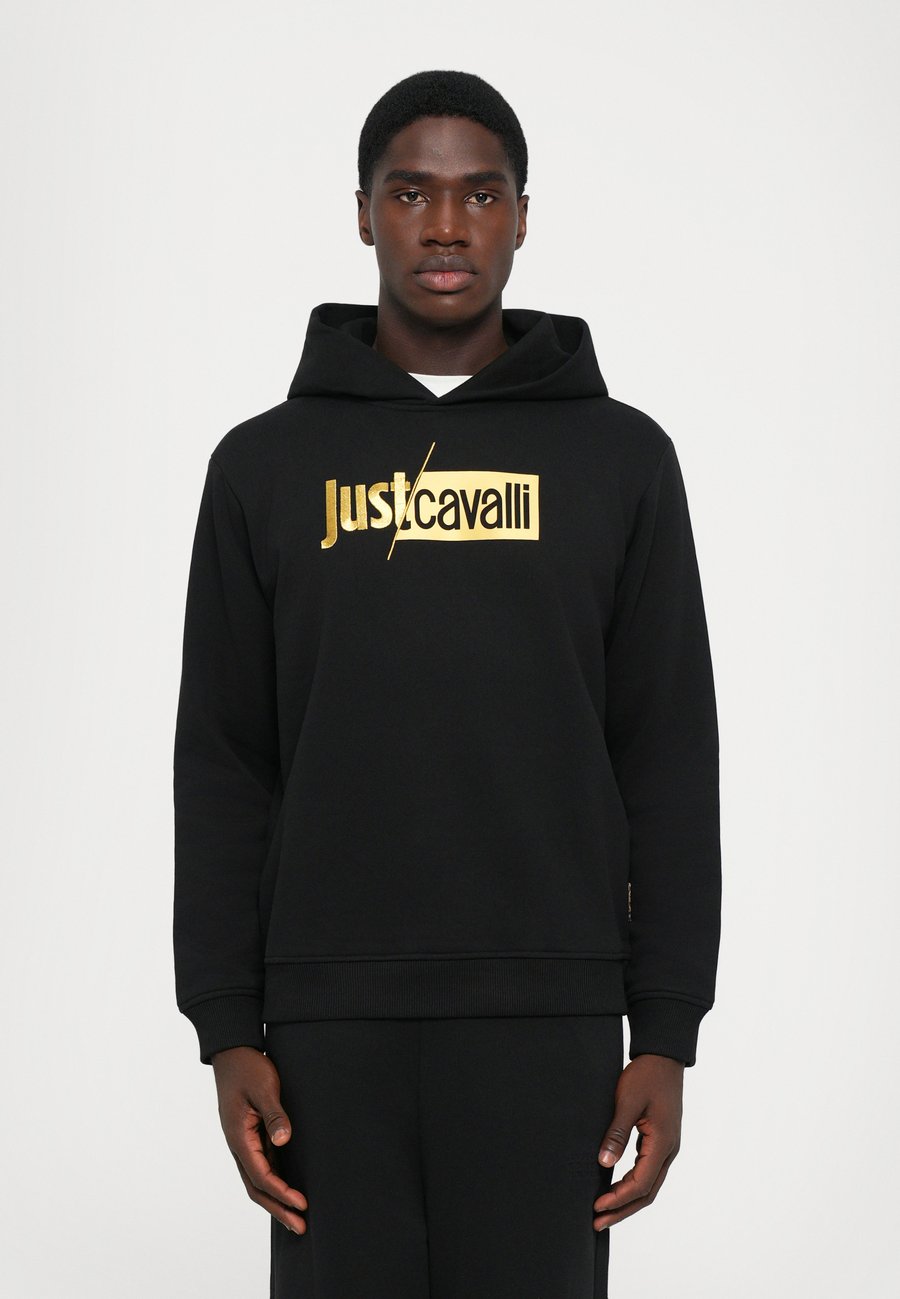 

Худи Just Cavalli LOGO SLASH, Black/Gold Coloured/Black