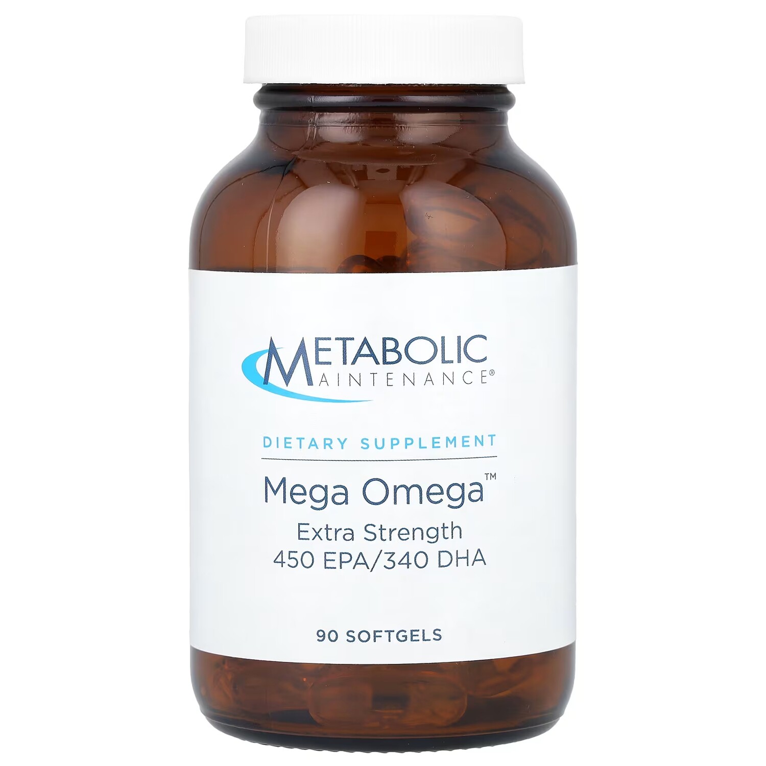 

Метаболическое обслуживание Mega Omega Extra Strength, 90 мягких таблеток Metabolic Maintenance