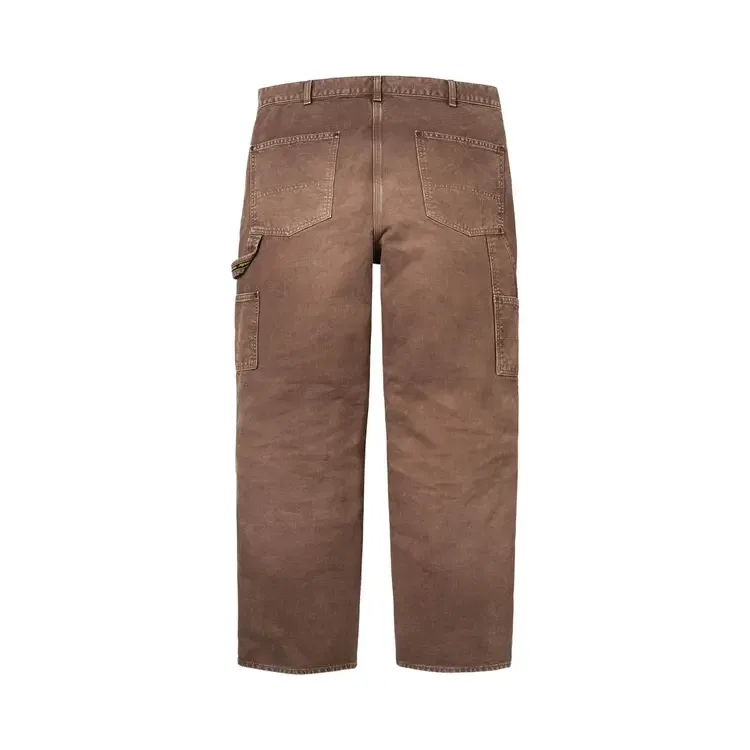 Брюки Supreme Worn Double Knee Painter Pant, коричневый — фото 2