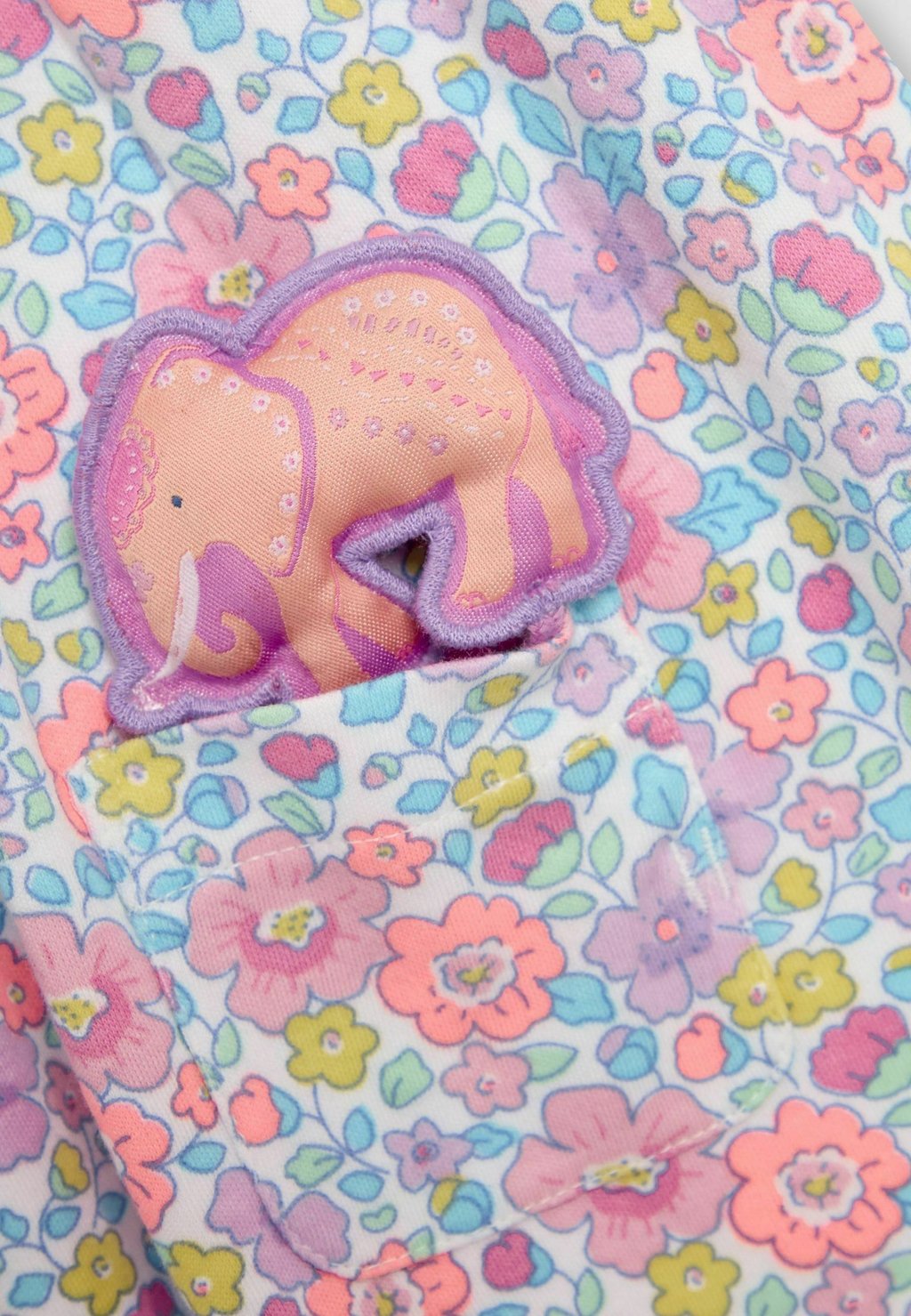 Платье-рубашка REGULAR FIT JoJo Maman Bébé, цвет Lilac Purple Floral Print — фото 3