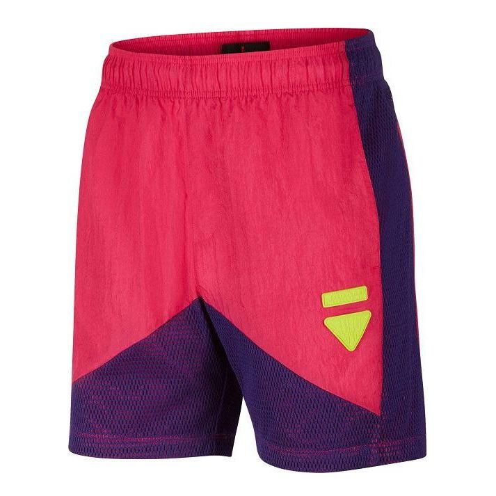 

Шорты Men's Air Jordan Colorblock Straight Athleisure Casual Sports Red Shorts CJ9627-616, красный