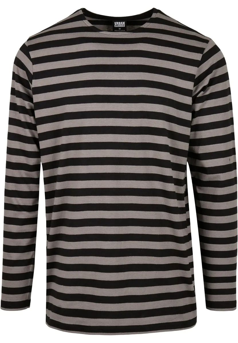 

Рубашка с длинными рукавами URBAN CLASSICS " Urban Classics Men's Regular Stripe LS", черный