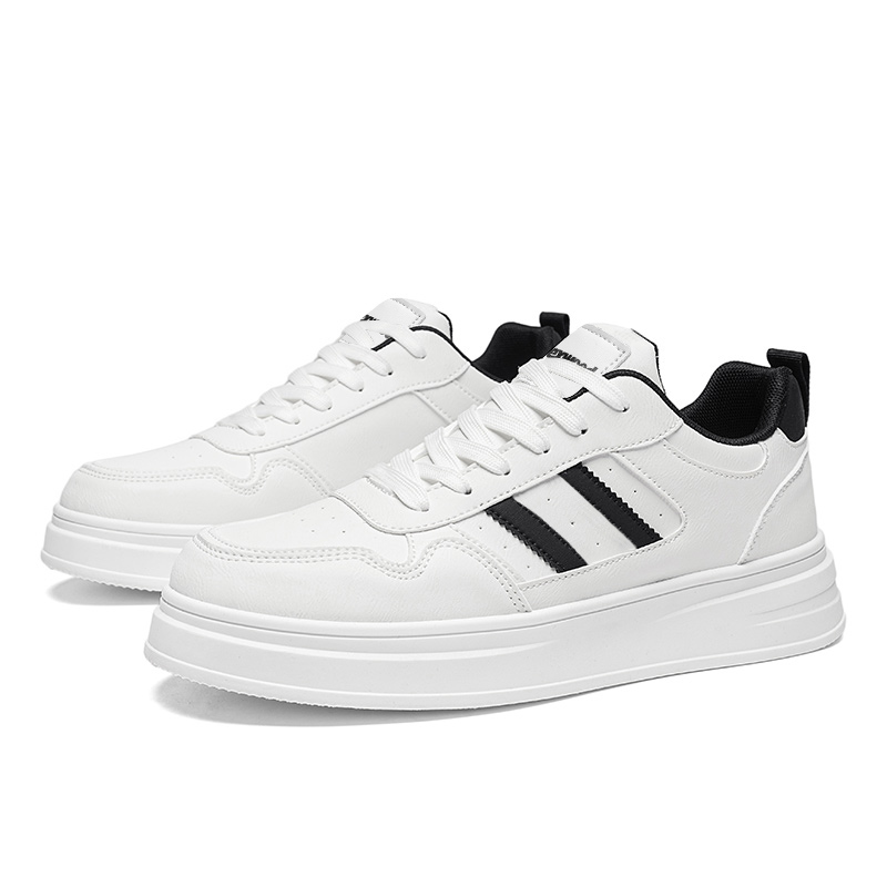 

Низкие кроссовки для скейтбординга, мужская коробка TEXWOOD, White Black