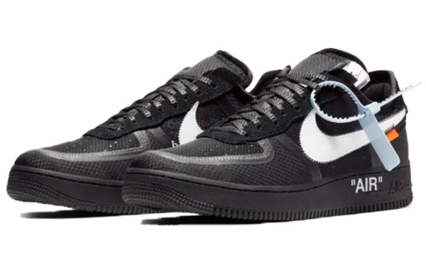 Кроссовки x off white air force 1 low Nike, черный — фото 3