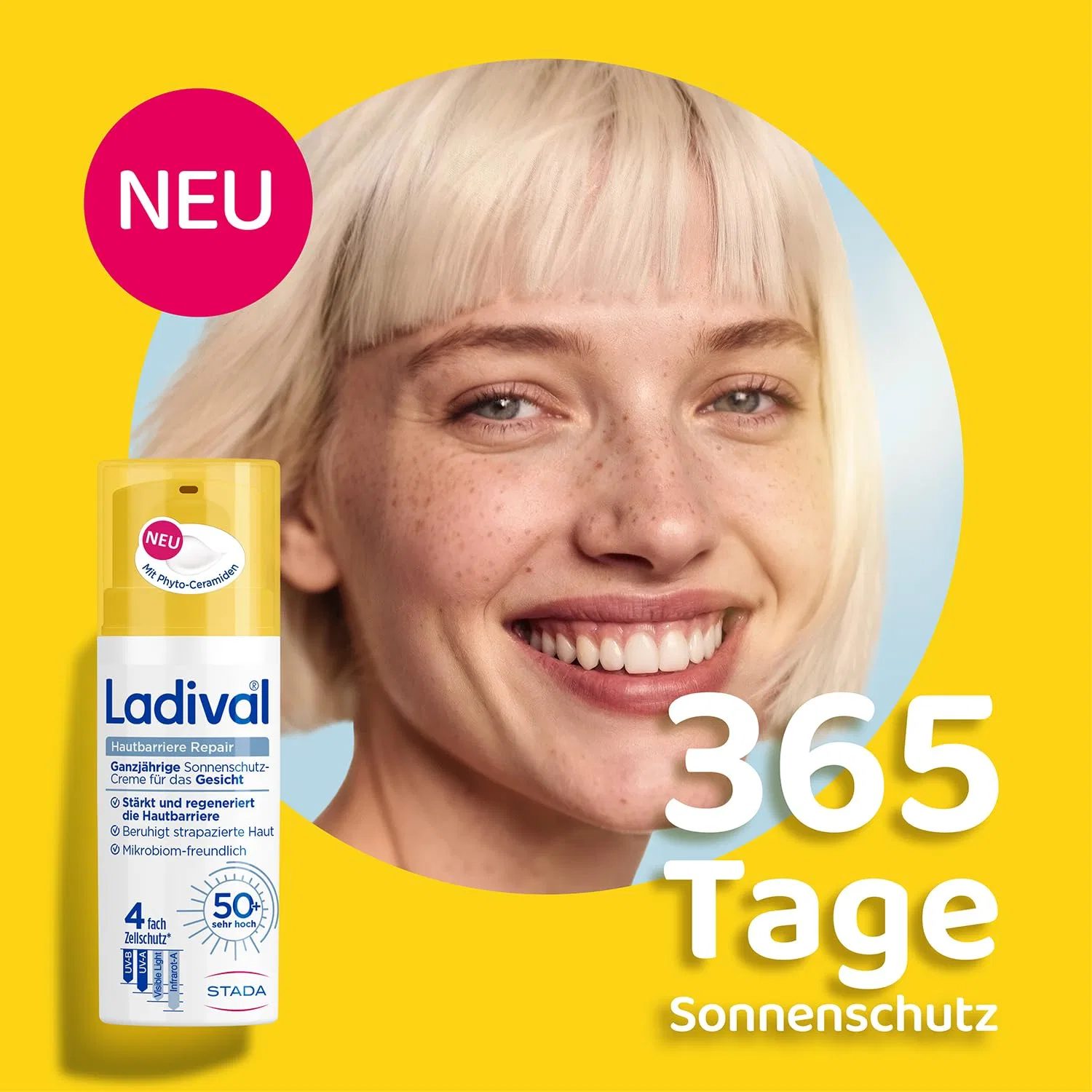 Солнцезащитный крем для лица «Skin Barrier Repair» SPF 50+ от Ladival Ladival — фото 3