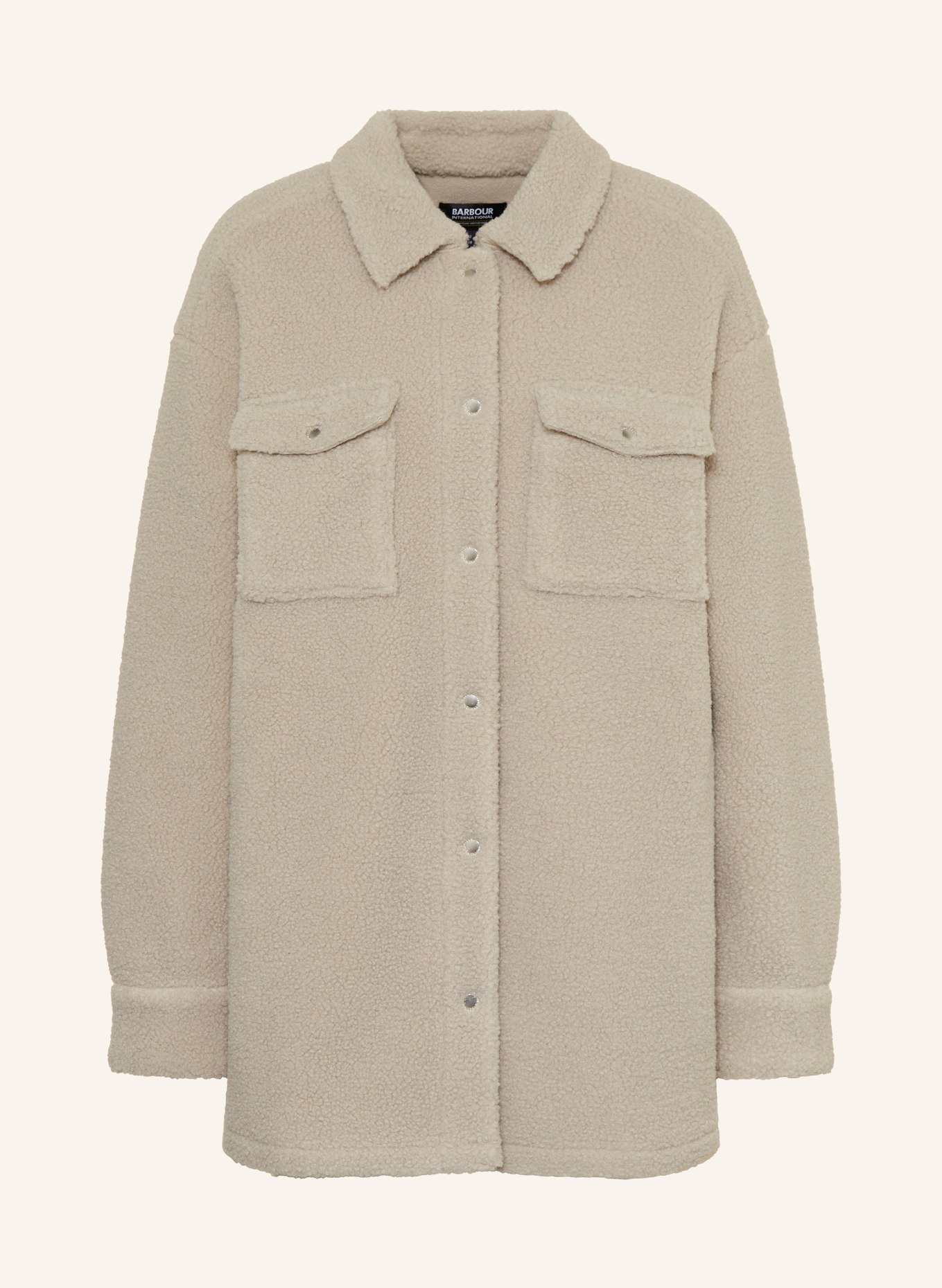 

Меховая рубашка Тедди Пейтон Barbour International, коричневый