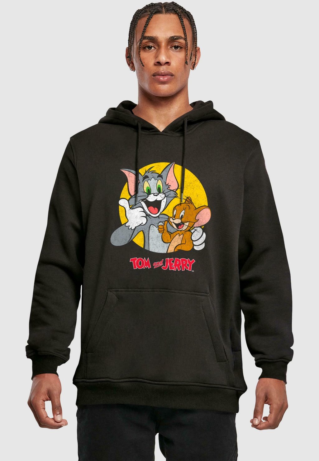 

Толстовка TOM AND JERRY - THUMBS UP - Hoodie Merchcode, черный