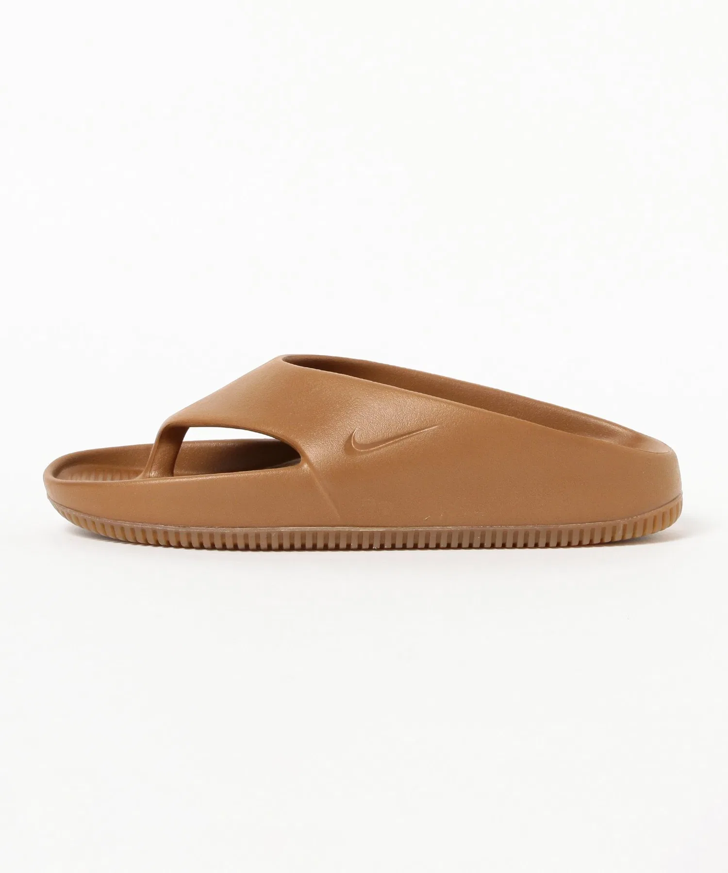 Мужские сандалии NIKE Calm Flip Flop коричневые — фото 3