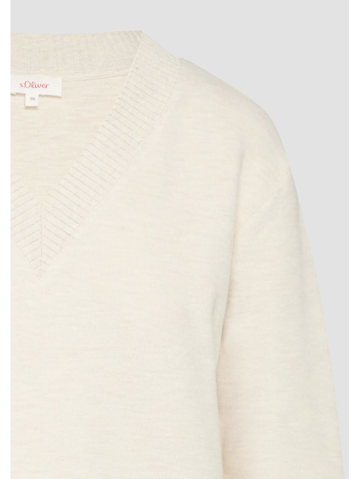 

Толстовка s.Oliver Sweatshirt langarm, бежевый