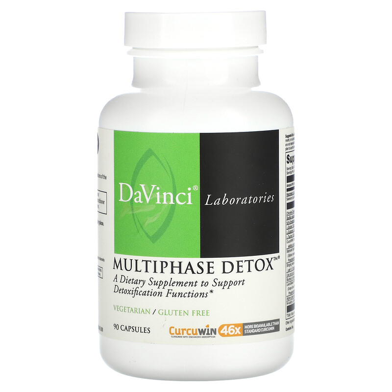 

DaVinci Laboratories, Многофазная детоксикация, 90 капсул