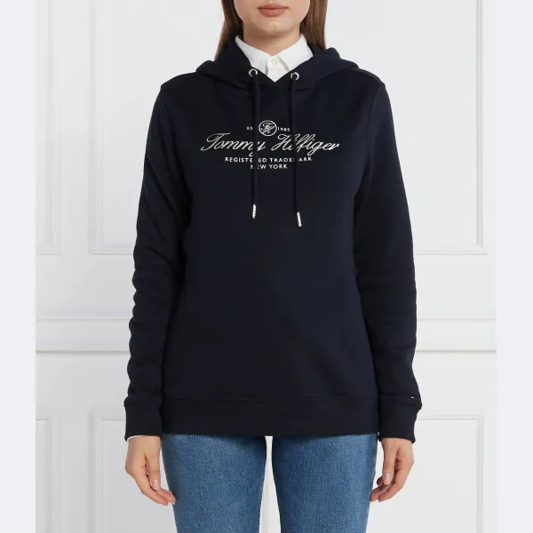 

Толстовка стандартного кроя Hilfiger script dw5 Tommy Hilfiger, синий