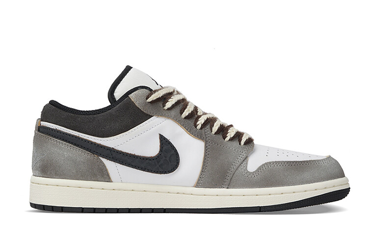 

Jordan Air Jordan 1 винтажные баскетбольные кроссовки женские, Gray/White