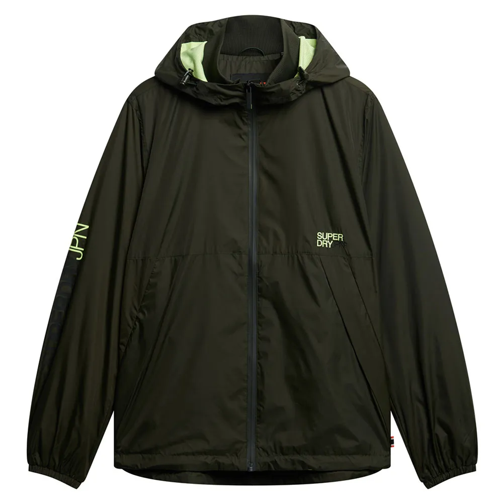 

Куртка Superdry Logo Windbreaker, зеленый