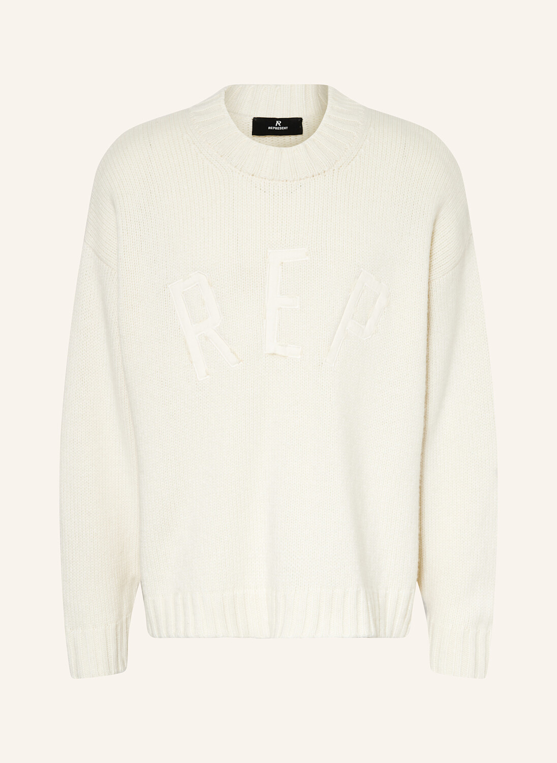 

Свитер REPRESENT, кремовый