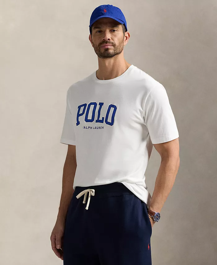 

Мужская футболка с логотипом Big & Tall Polo Ralph Lauren, белый
