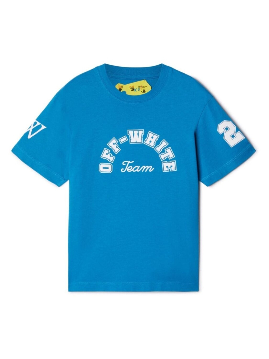 

Off-White Kids футболка Team 23, синий