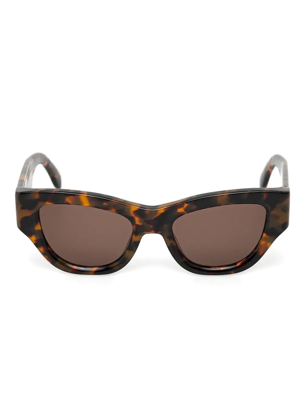 

Солнцезащитные очки в оправе 'кошачий глаз' Palm Angels Eyewear, коричневый
