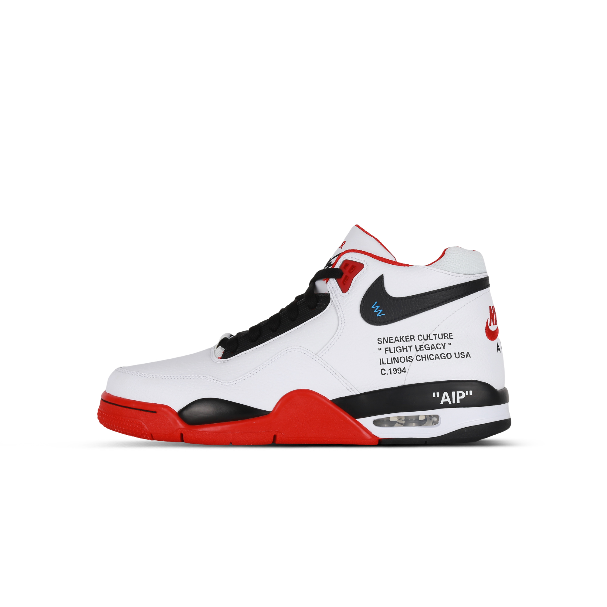 

Легендарные баскетбольные кроссовки Flight Legacy Chicago с амортизацией и устойчивым к истиранию покрытием, мид-топ, винтажные, унисекс, черный Nike, красный черный