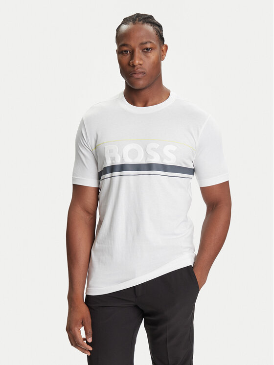 

Футболка regular fit Iconic Zone 50550113 Boss, белый