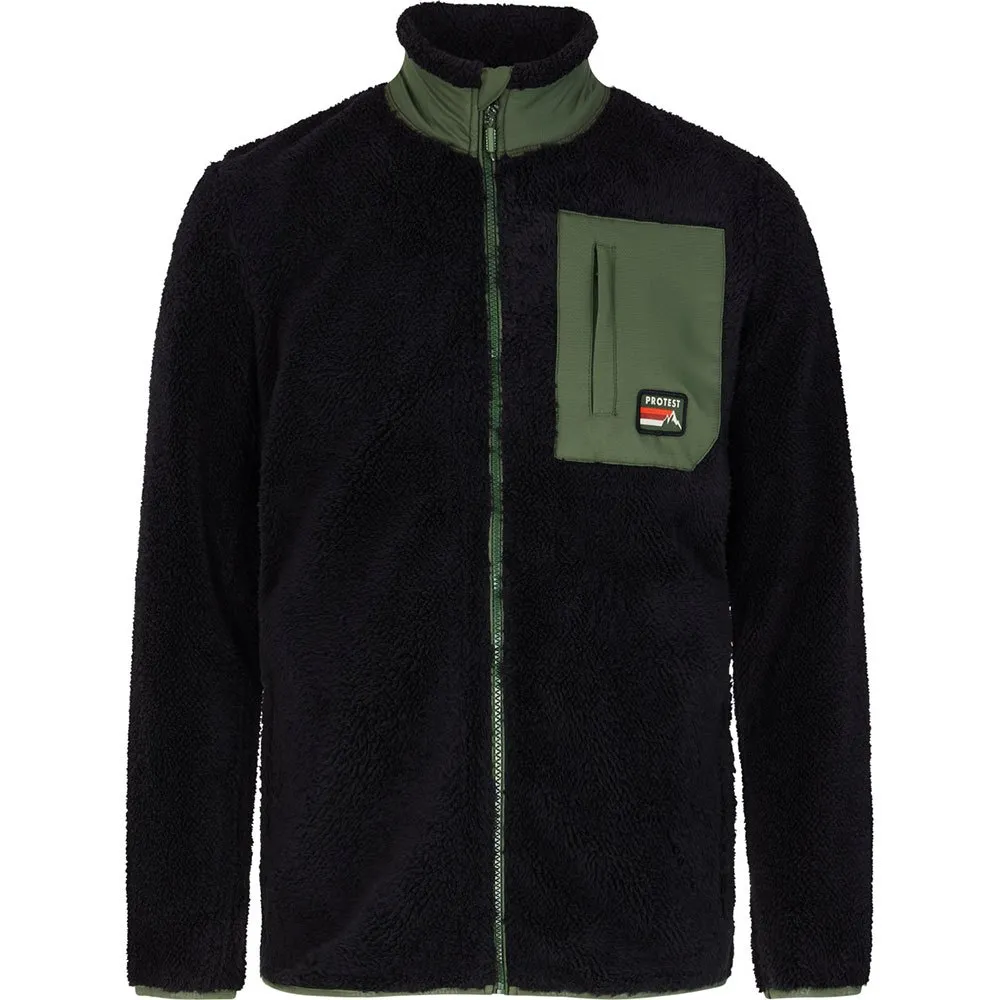 

Флис Protest Load full zip, черный