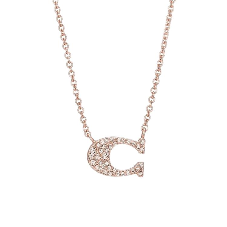 

COACH Металлическое, Rose Gold, с латунным покрытием ожерелье Women's