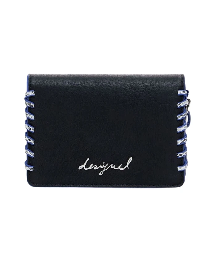 

Черный женский кошелек Greta с маленькой молнией Desigual, черный
