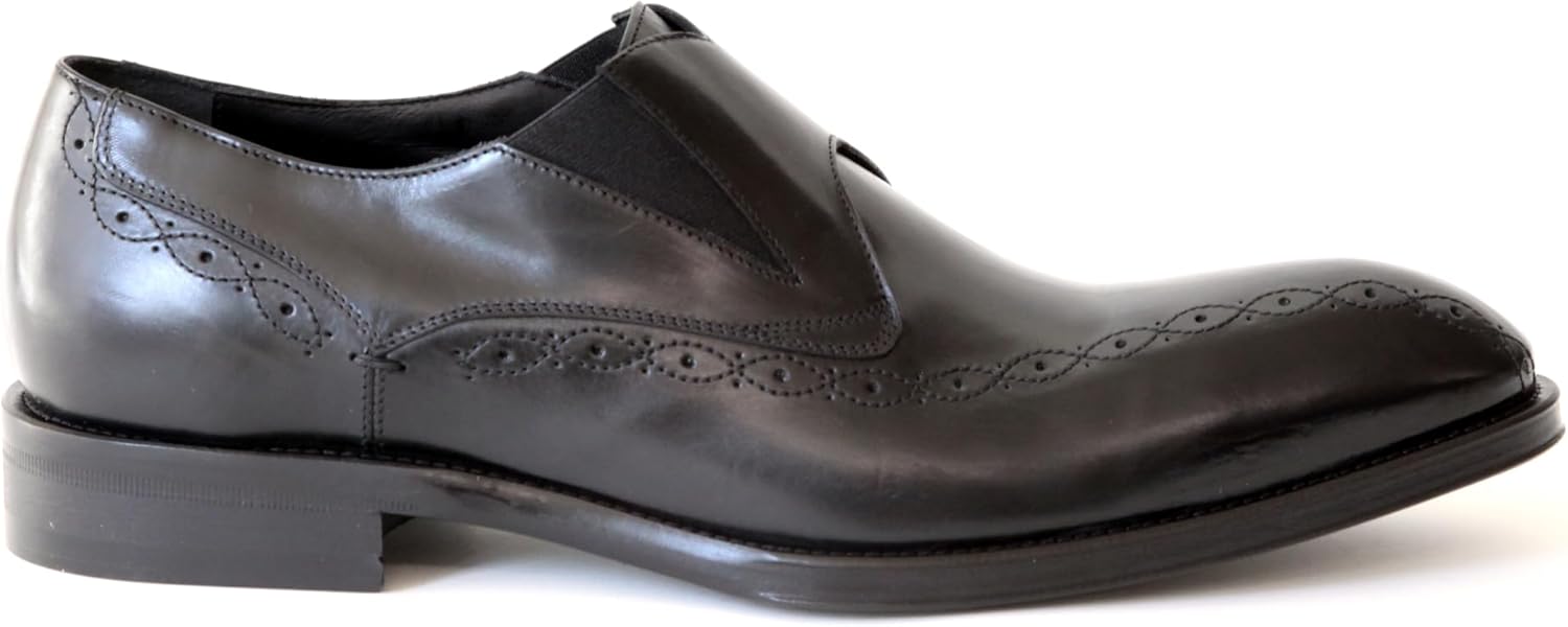 

Мокасины Jo Ghost 5004 из черной итальянской кожи