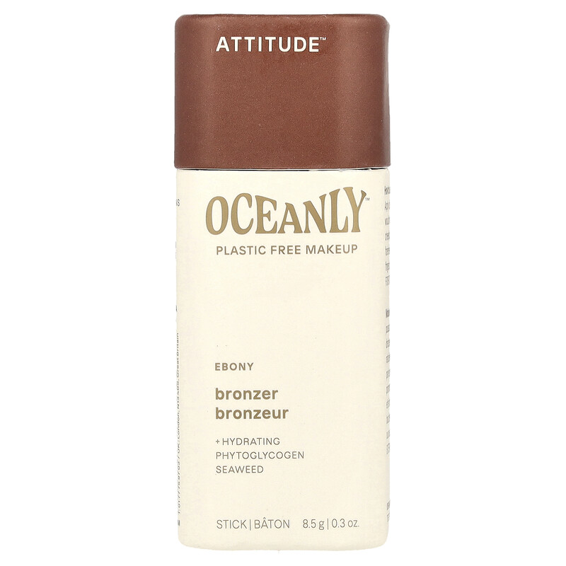

ATTITUDE, Oceanly , бронзер, черное дерево, 8,5 г (0,3 унции)