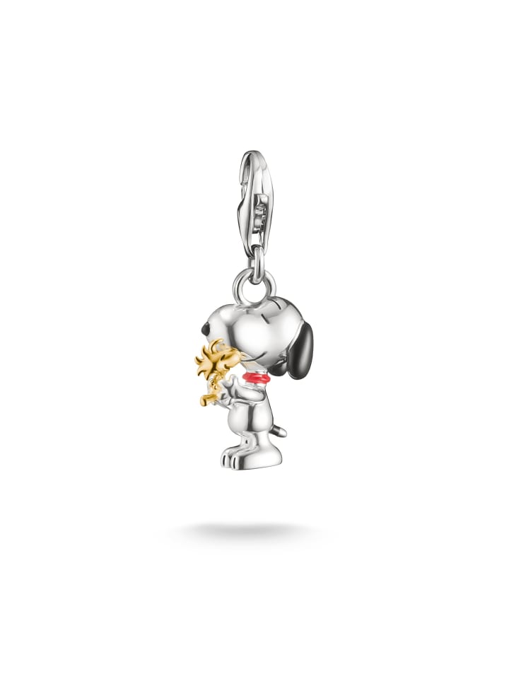 

Thomas Sabo Оригинальный кулон-шарм «Снупи и Вудсток: Друзья» из мультфильма «Арахис» в серебряном, разноцветном исполнении