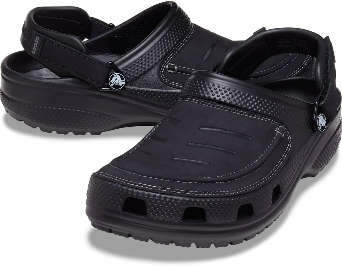 Мужские вьетнамки Crocs Yukon Vista II LR, черный/серый — фото 3