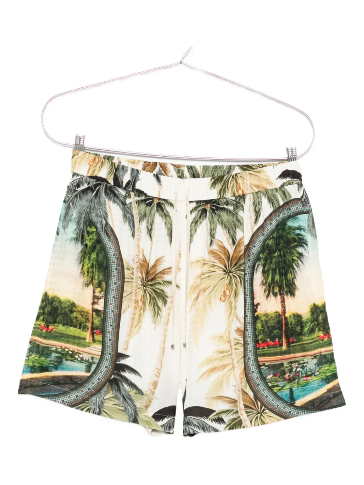 

Шорты с мозаичным принтом AMIRI, нейтральный