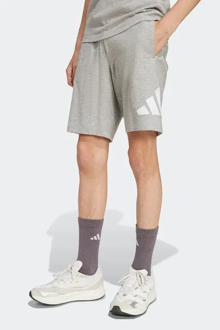 Шорты спортивные детские Adidas, серый — фото 4