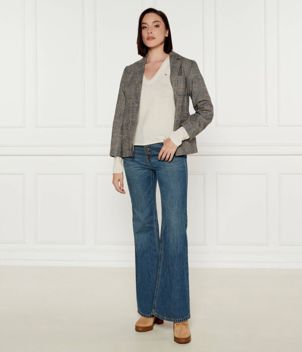 Шерстяной свитер Regular fit Tommy Hilfiger, желтый — фото 2