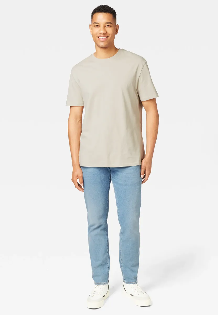 

Рубашка оверсайз Mavi "SHORT SLEEVE TEE", футболка оверсайз, серебристый