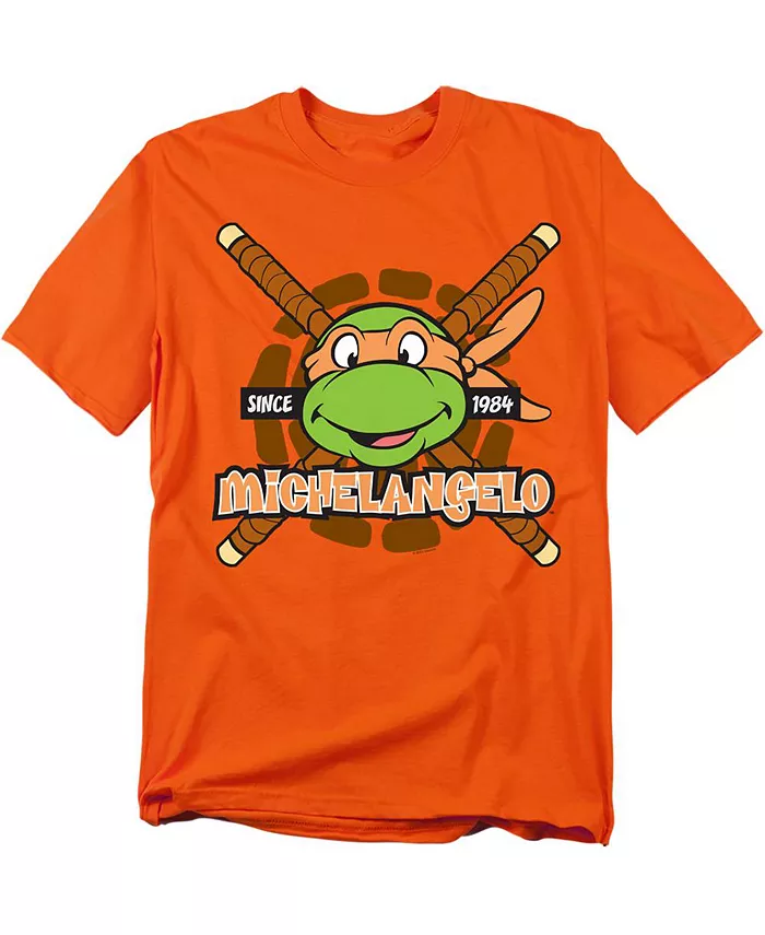 

Футболка мужская TMNT Michelangelo Since 1984 Teenage Mutant Ninja Turtles, оранжевый