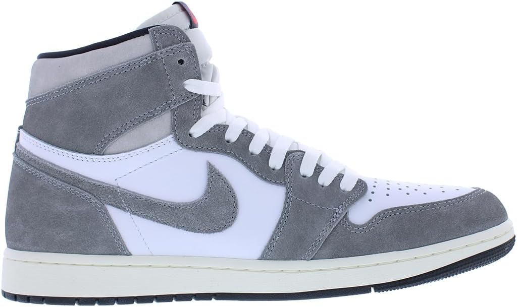 Мужские кроссовки Nike Air Jordan 1 Retro High OG, белый/черный/красный — фото 2