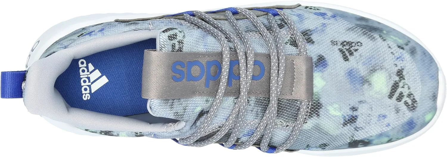 Кроссовки для мальчиков Adidas Lite Racer Adapt 5.0 без шнурков, серый/синий/зеленый — фото 3