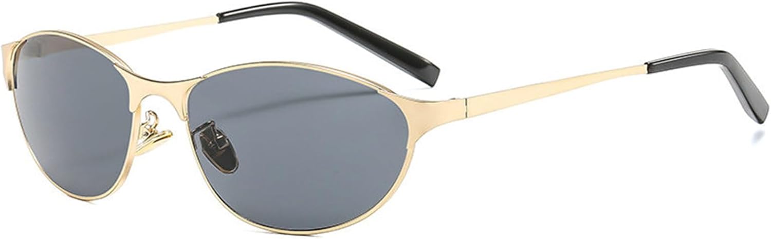 

Солнцезащитные очки Helena Trendy Cat Eye для женщин, градиентные коричневые, в стиле Y2K, для мужчин, панк, для вечеринок и путешествий, солнцезащитные очки UV400, C1