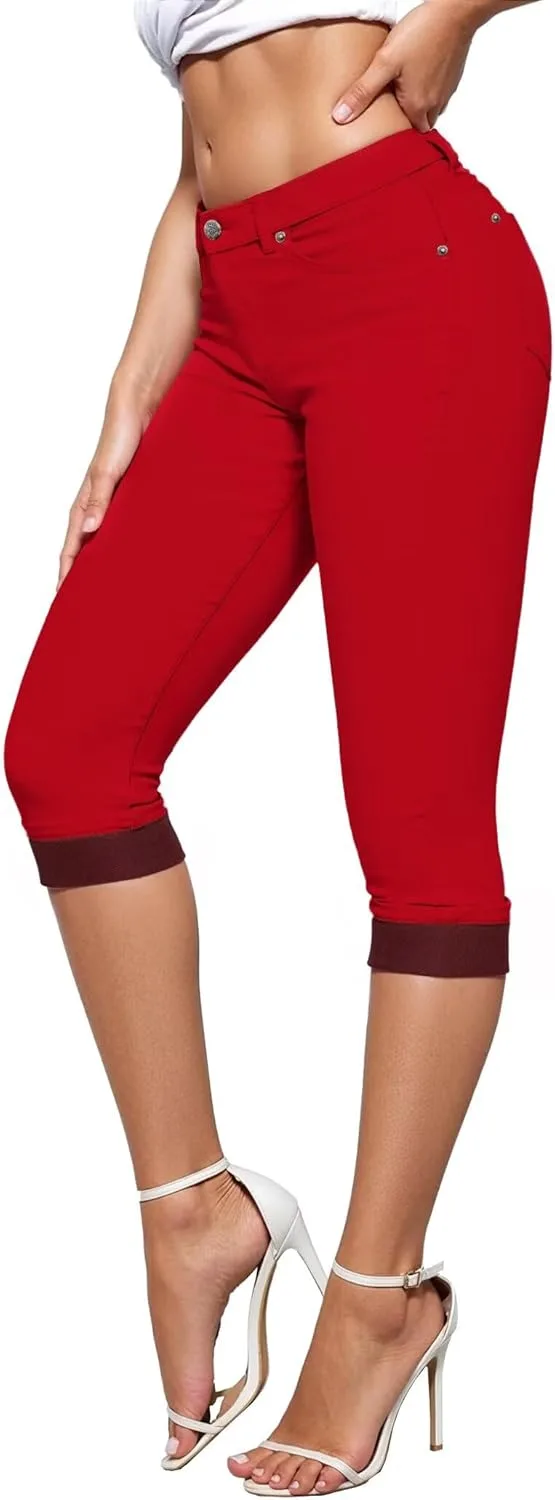 

Женские джинсы-капри Stretchy Slim Fit от Hybrid & Company