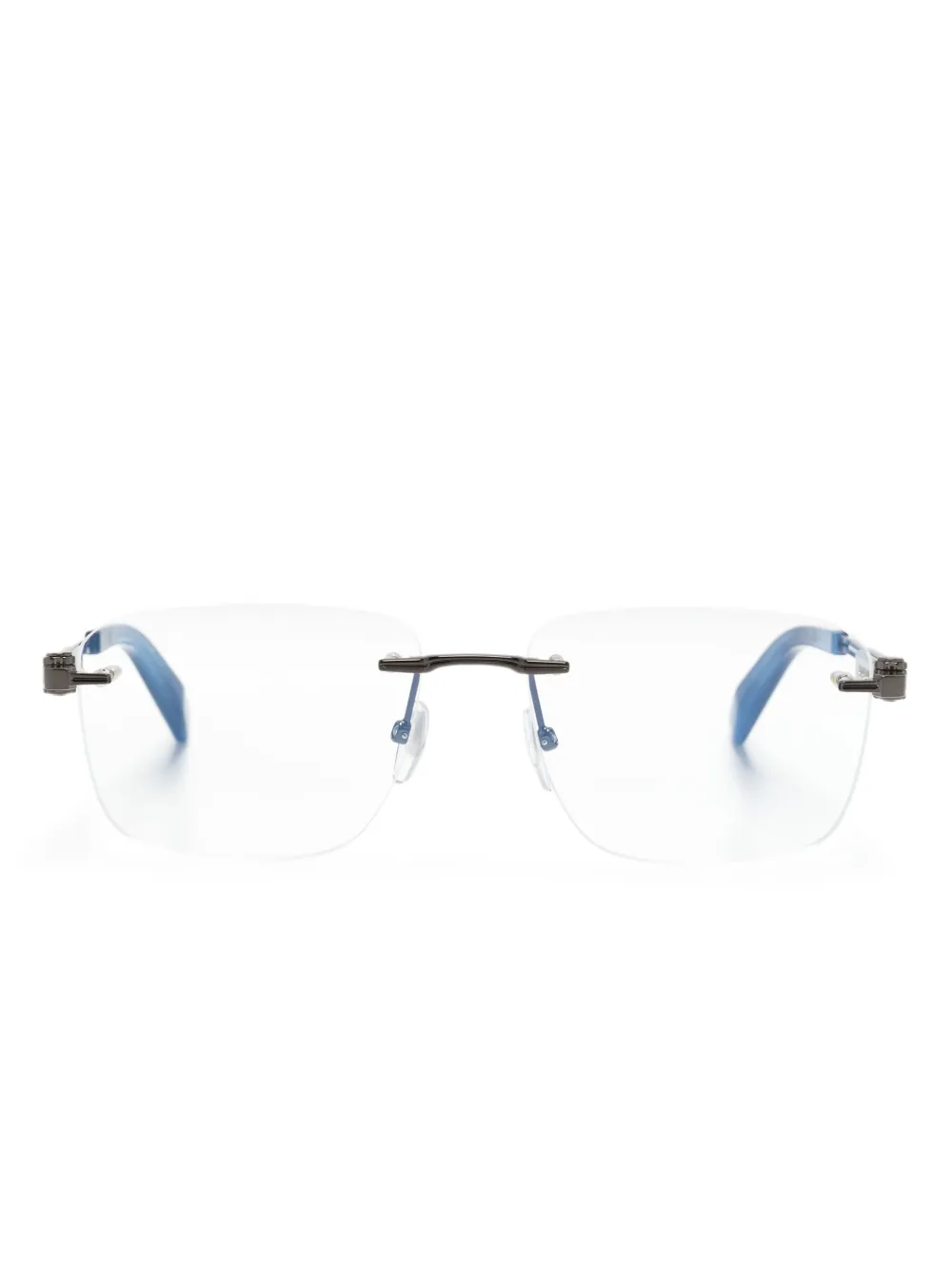 

Очки в безободковой оправе с логотипом Chopard Eyewear, черный