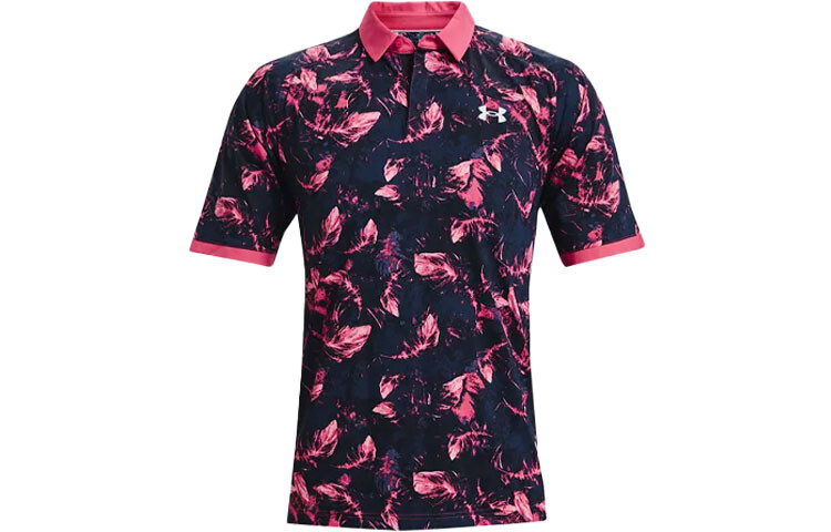 

Рубашка поло Iso-Chill мужская розовая Under Armour, розовый