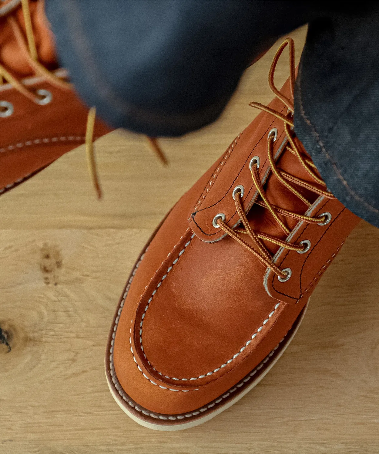 Ботинки 6 дюймов Moc Toe Red Wing Oro Legacy Leather коричневый — фото 3