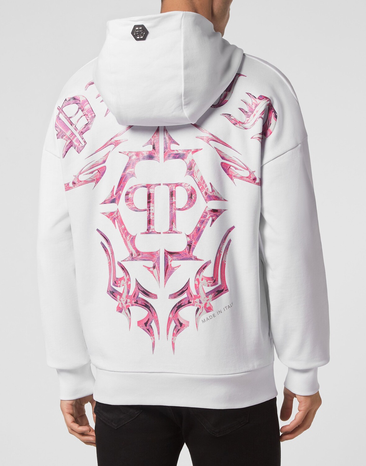 

Толстовка с капюшоном Chrome Philipp Plein, белый