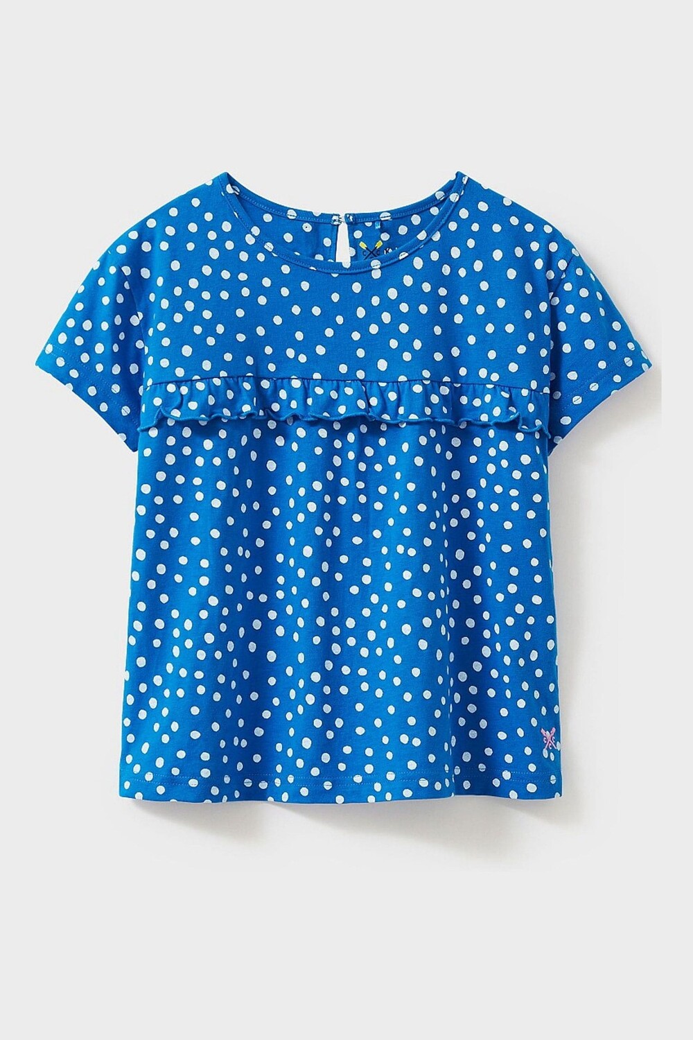 

Повседневный топ из хлопкового джерси Crew Clothing Company, синий