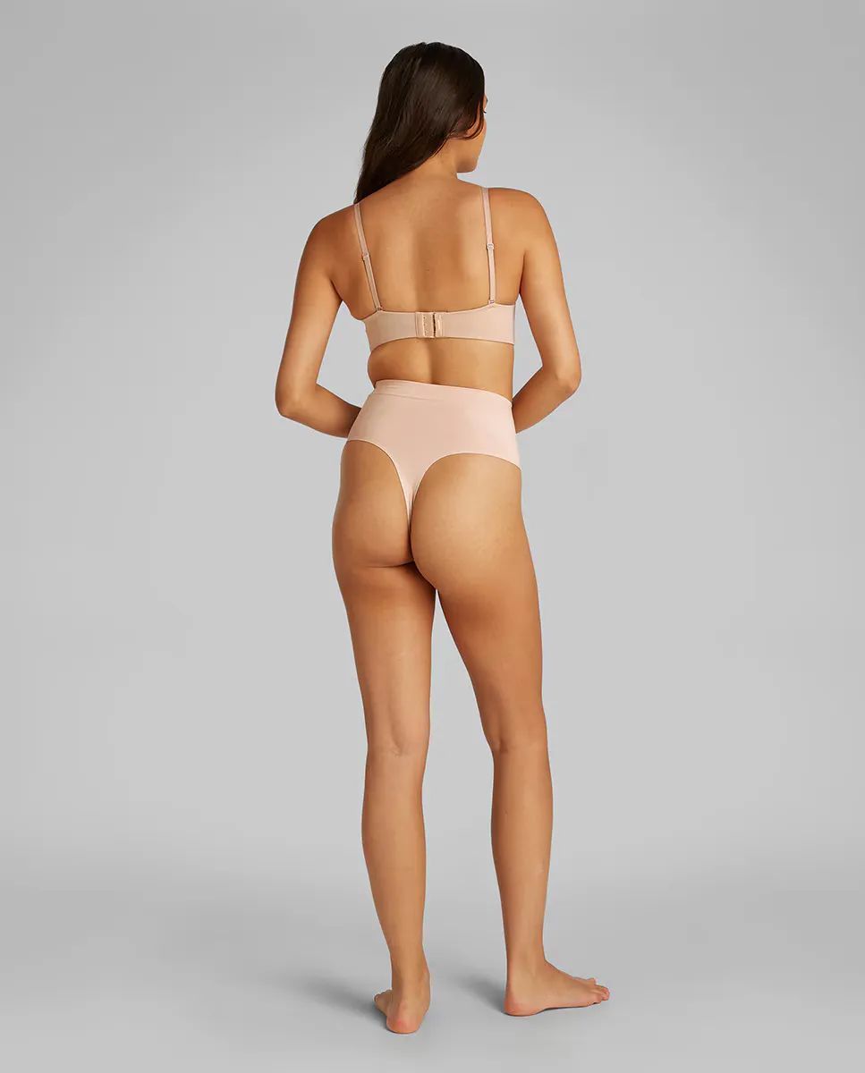 Бюстгальтер на косточках без бретелек PERFECTLY FIT Calvin Klein, бежевый — фото 2