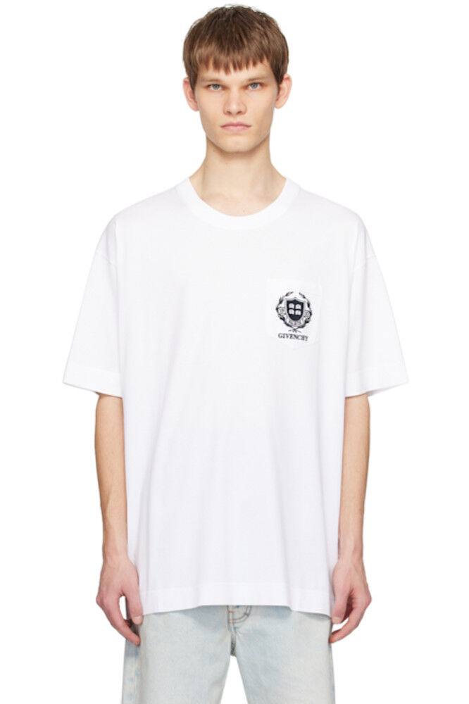 

Футболка с белым гребнем Givenchy