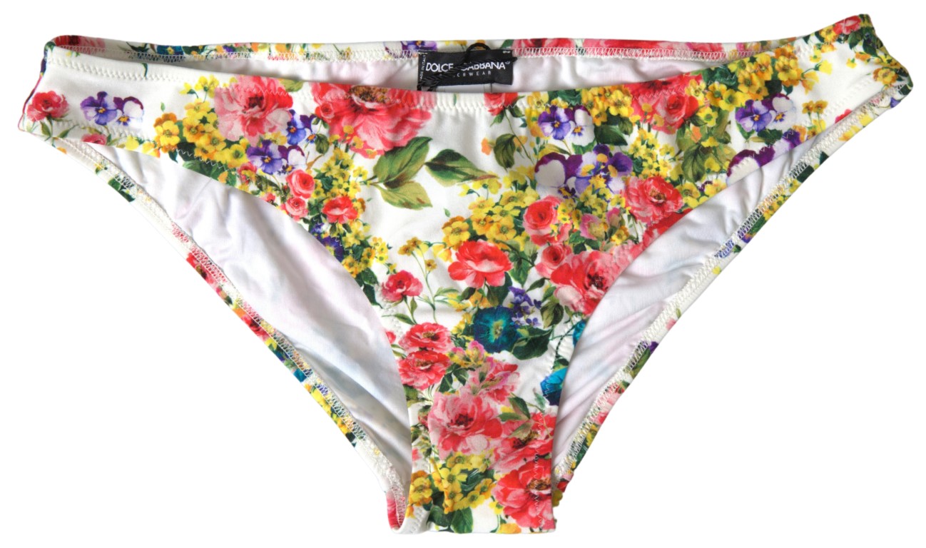 

Плавки бикини с разноцветным цветочным принтом Dolce & Gabbana