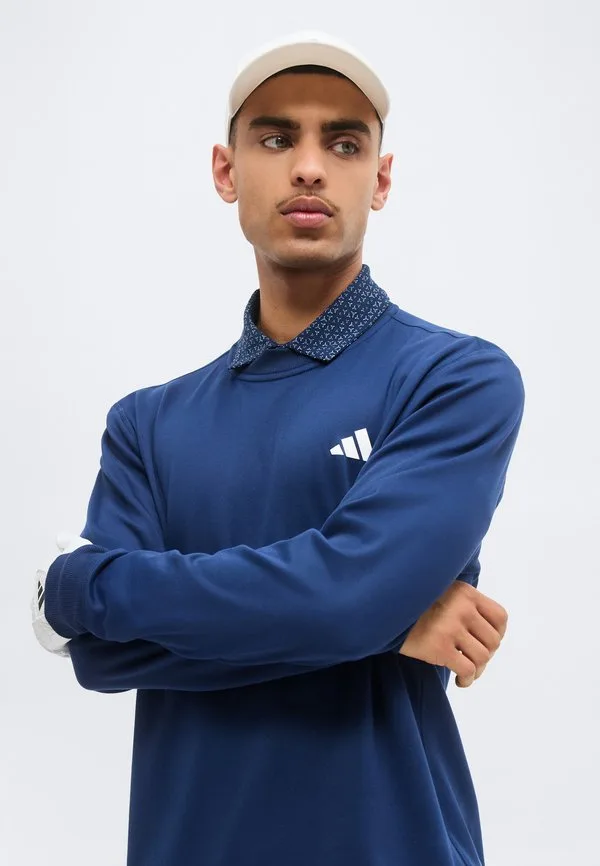Толстовка с круглым вырезом ultimate365 Adidas Golf, Collegiate Navy — фото 4