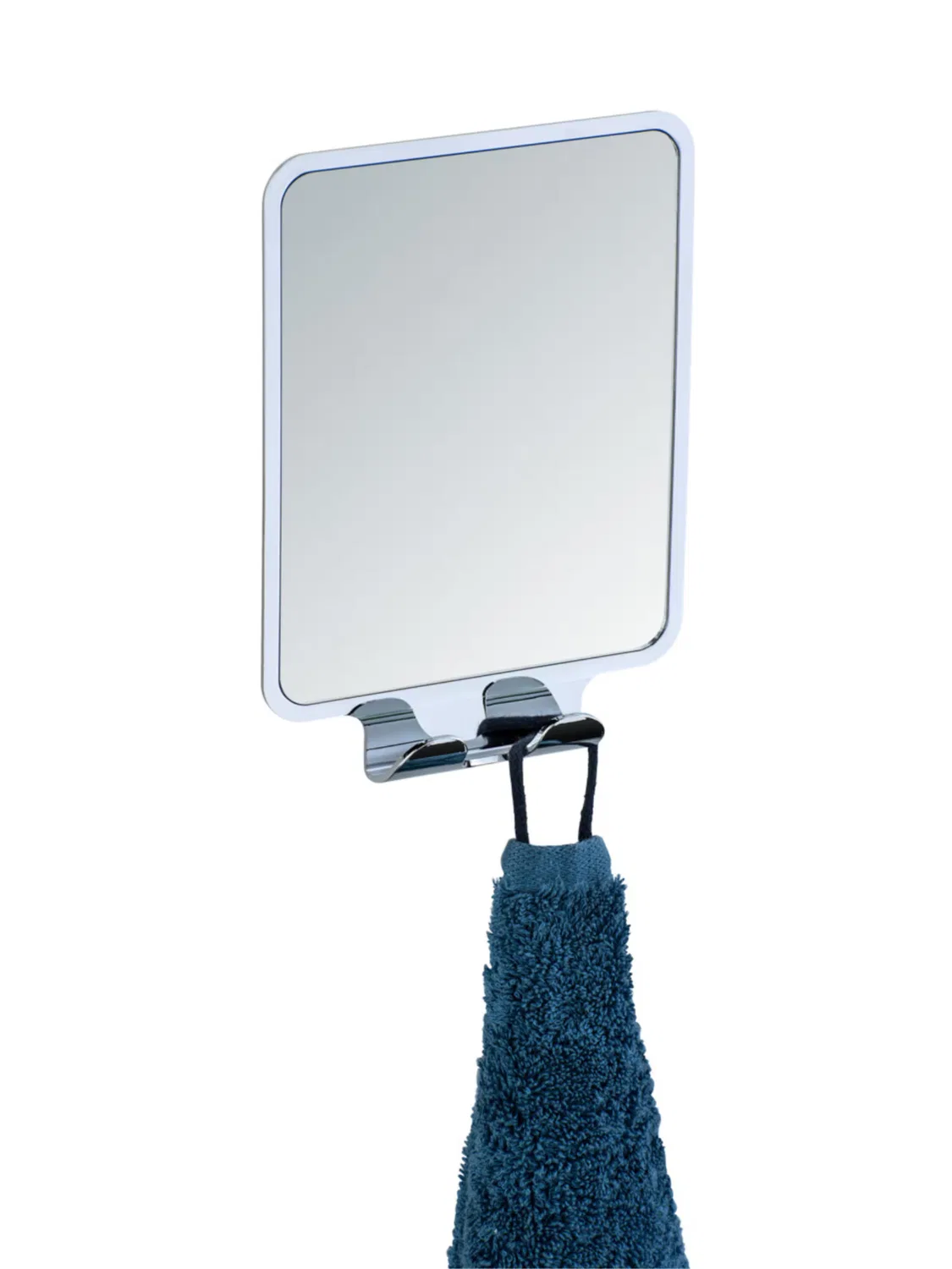 Косметическое зеркало 'Vacuum-Loc Quadro' Wenko, Silver — фото 3